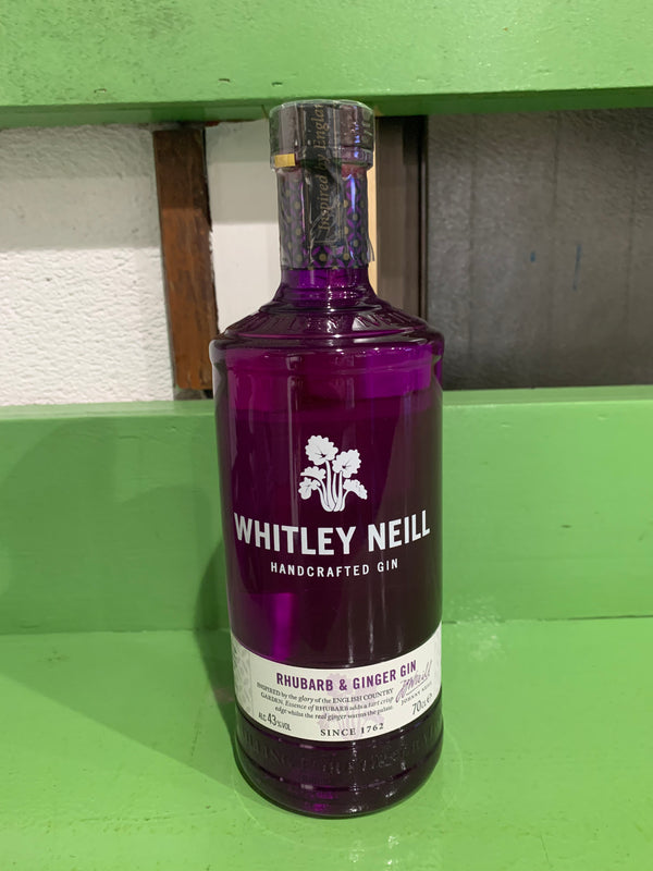 Whitley Neill Hand Crafted Gin / ウィットリーニール・ハンドクラフテッドジン　Rhubarb & Ginger / ルバーブ&ジンジャー