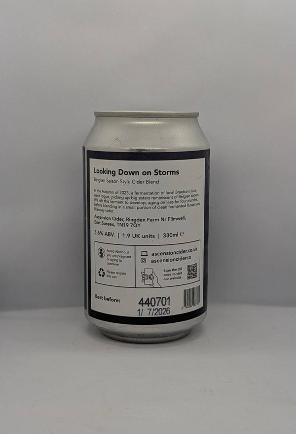 ASCENTION CIDER/Looking Down On Storms / ルッキングダウン オンストームズ  5.6% ABV 330ml