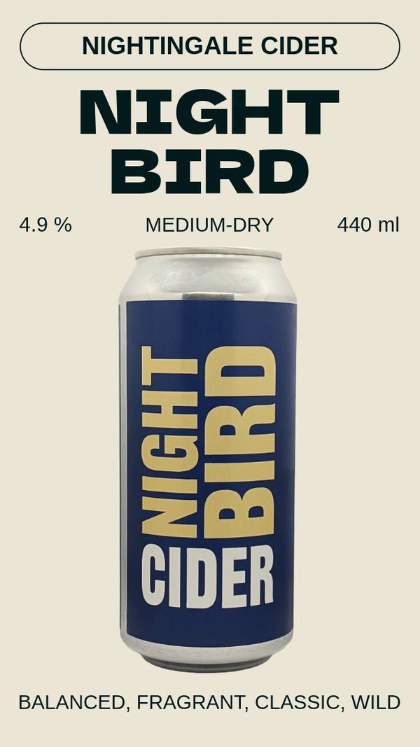 Nightingale/Night Bird : Medimu Cider ナイトバード 4.9% 440ml