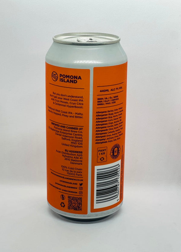 Pomona Island/No Elevator To Eden : WC IPA / ノーエレベーター トゥエデン  7% ABV