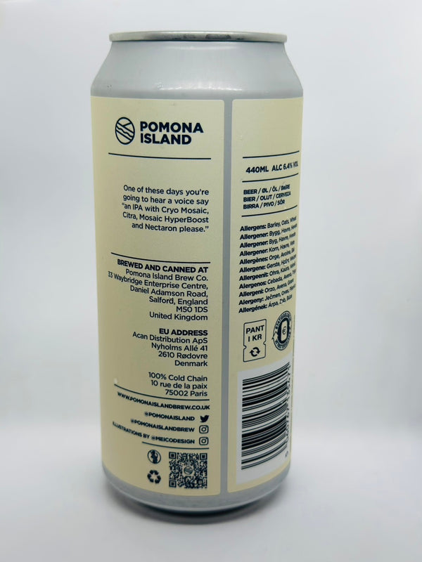 Pomona Island/Run To The Rock For Rescue : Hazy IPA   6.4% ABV 440ml