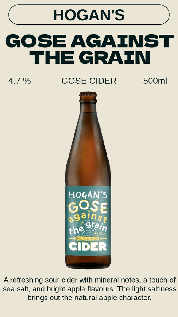 Hogan's - Gose Against The Grain ゴーゼ アゲインスト ザ グレイン - Gose Cider 4.7%