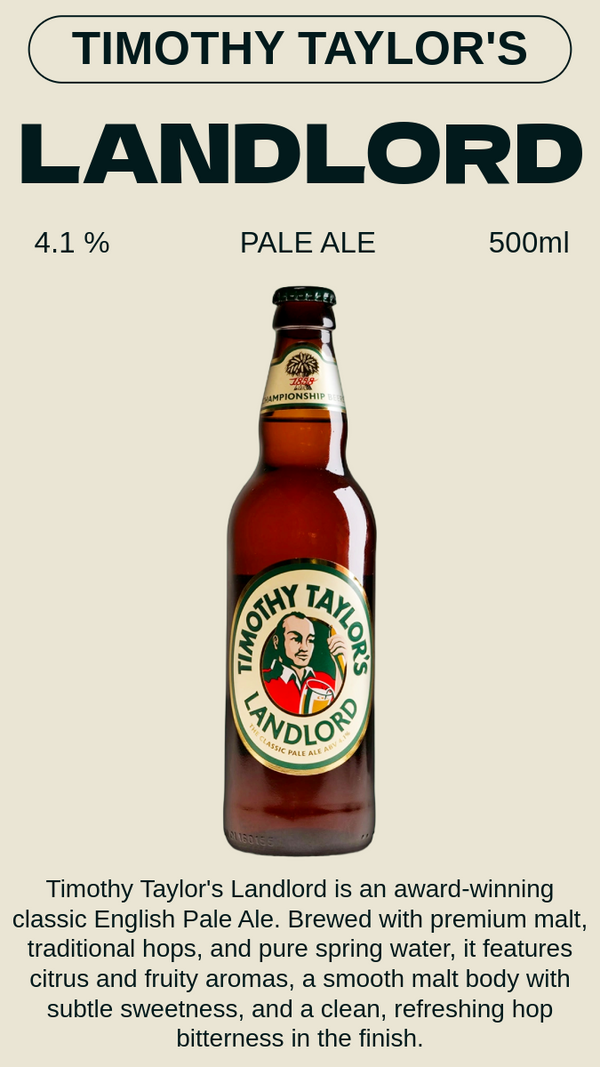 Timothy Taylor's  - Landlord ランドロード - English Pale Ale 4.1%