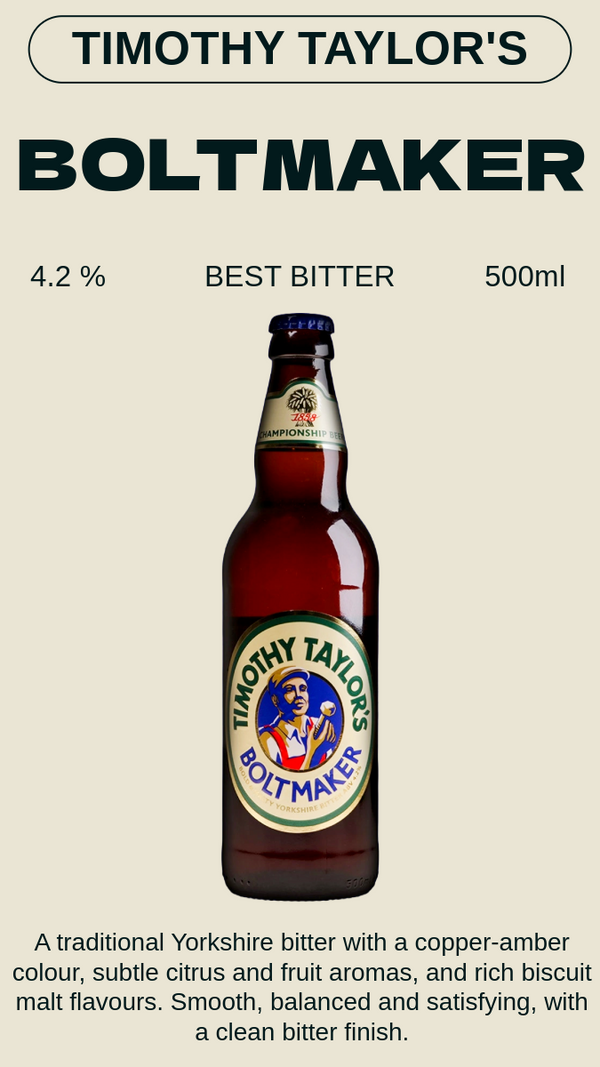 Timothy Taylor's - Boltmaker ボルトメーカー Best Bitter 4.2%