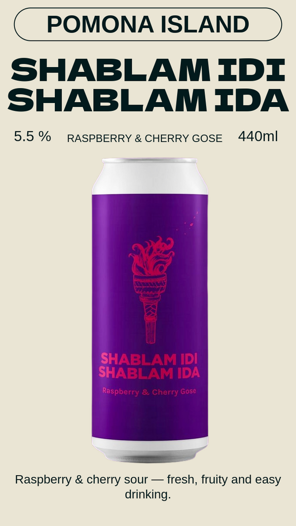 Pomona Island - Shablam Idi Shablam Ida シャブラムイディシャブラムアイダ - Fruited Gose 5.5%