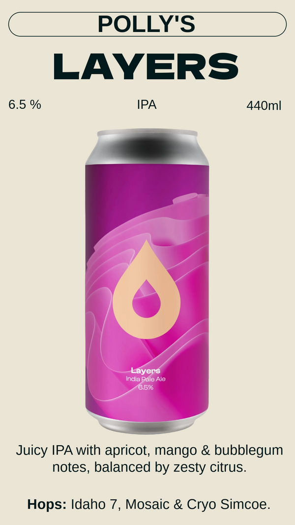 POLLY' S - Layers レイヤーズ - IPA 6.5% BBF 2027-06-26