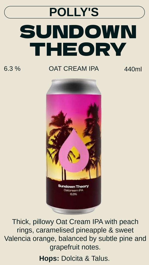 POLLY'S - SUNDOWN THEORY サンダウン・セオリー - OATCREAM 6.3% BBF 2027-03-30