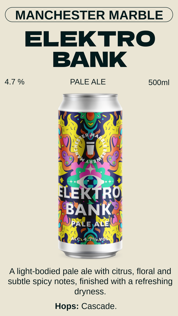 Manchester Marble - Elektrobank エレクトロバンク– Pale Ale 4.7% BBF 2027-06-16