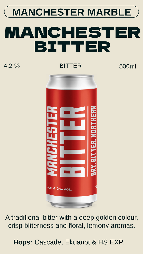 Manchester Marble - Manchester Bitter マンチェスター ビター –  Bitter 4.2% BBF 02-02-2027