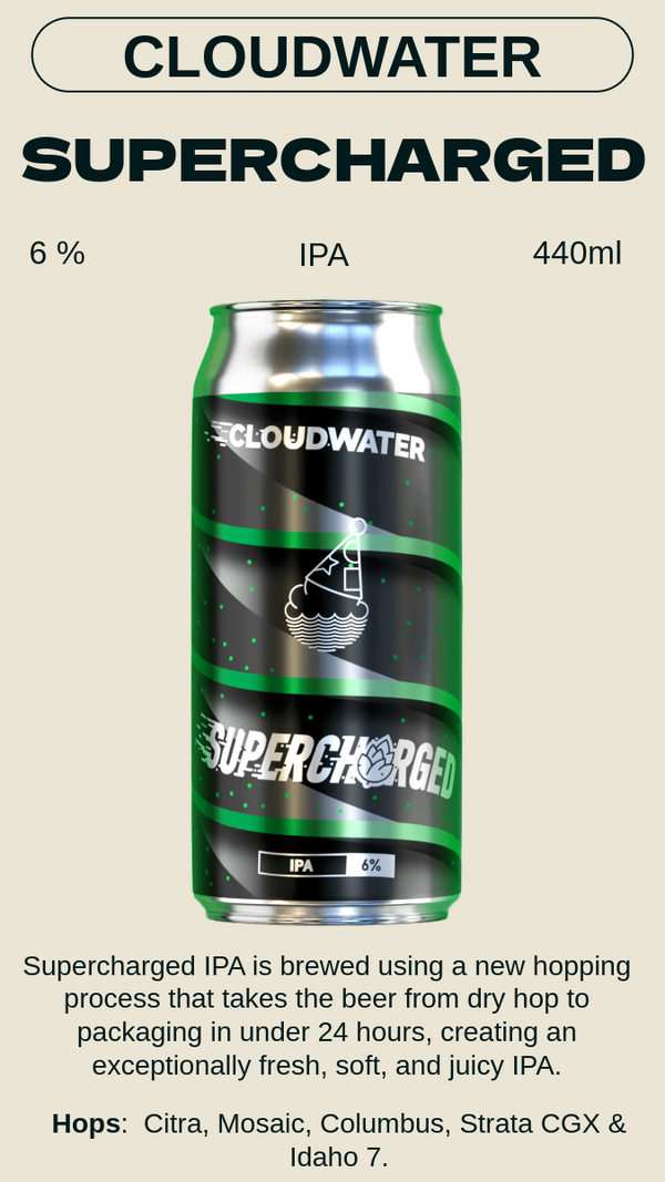 Cloudwater - Supercharged スーパーチャージド - IPA 6%