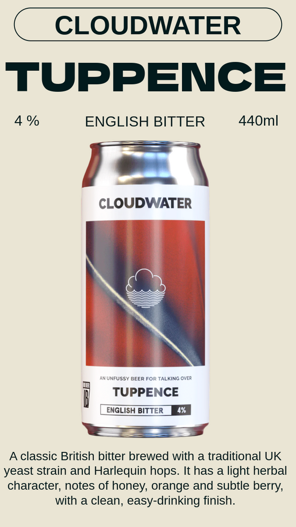 Cloudwater - Tuppence タペンス - English Bitter 4%