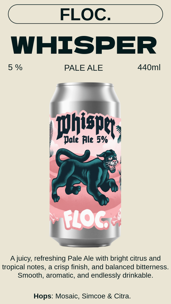 FLOC. - WHISPER ウィスパー - PALE ALE 5%